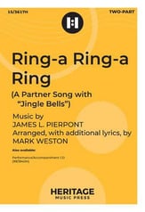 Ring-a Ring-a Ring Two-Part choral sheet music cover